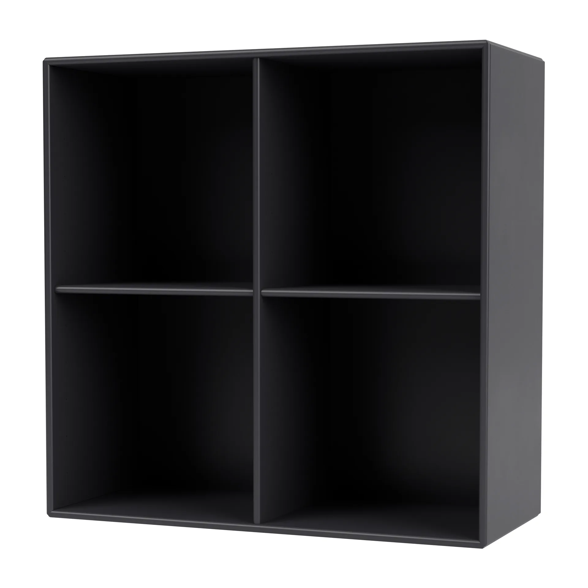 SHOW hylla 69,6x69,6 cm inkl. upphängningsskena, Anthracite Montana