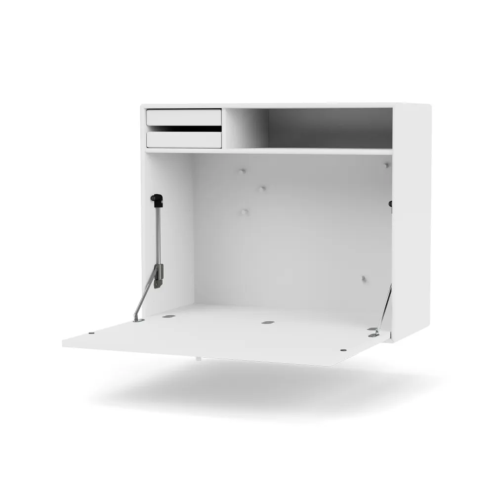 STUDIO skrivbord vägghängt, snow 38 Montana
