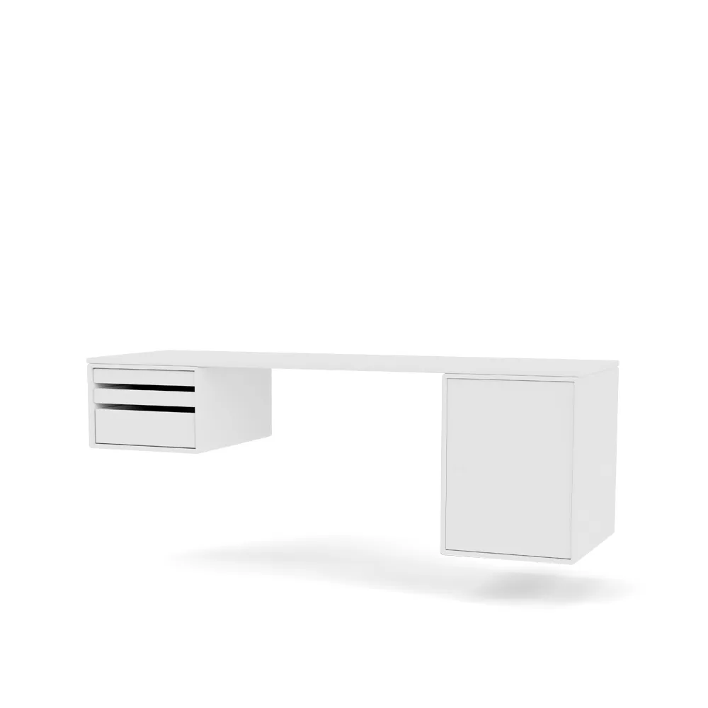 Workshop skrivbord, new white 101 Montana