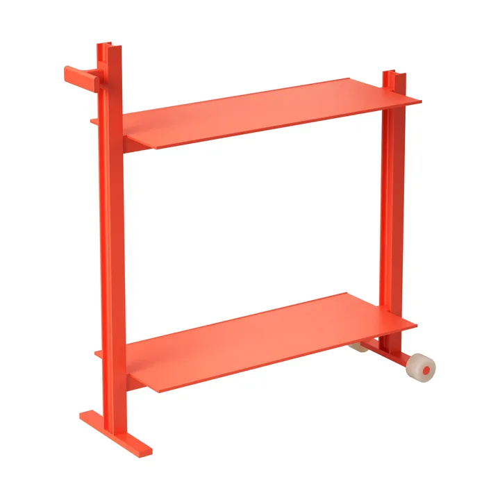 Museum Trolley serveringsvagn - Orange, 74,5x77,5x24 cm - Museum