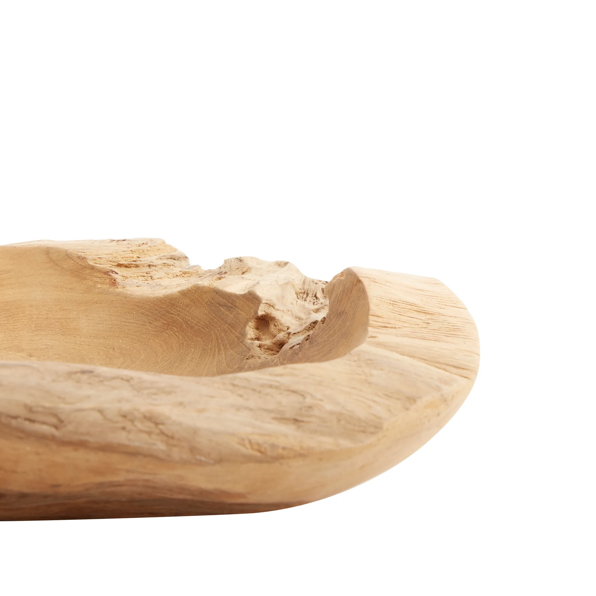 Skål Rustic Teakrot Ø30 cm, Natur MUUBS