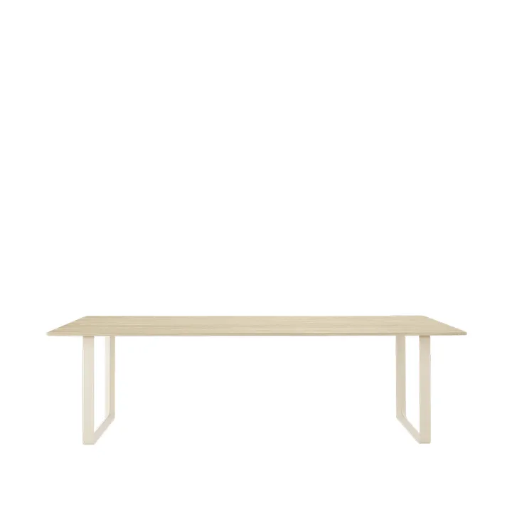 70/70 matbord 255x108 cm - Solid oak-Sand - Muuto
