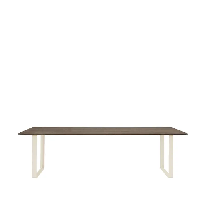 70/70 matbord 255x108 cm - Solid smoked oak-Sand - Muuto