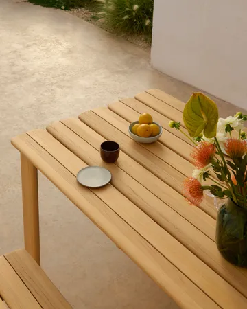 Assemble bord - Teak, 220x92 cm - Muuto