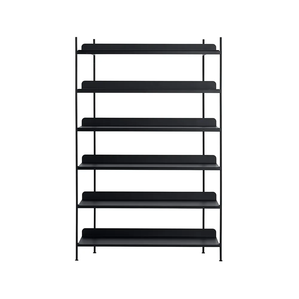 Compile configuration 4 hyllsystem, Black Muuto