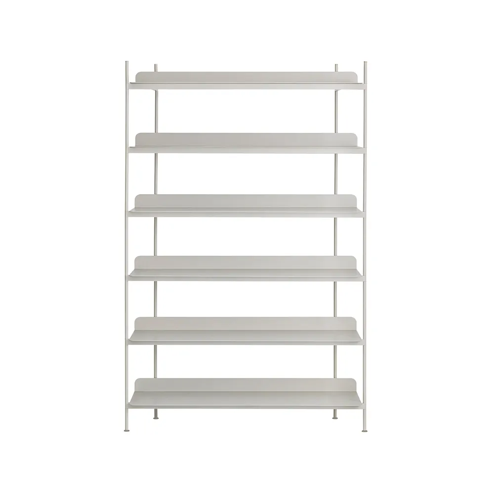 Compile configuration 4 hyllsystem, Grey Muuto