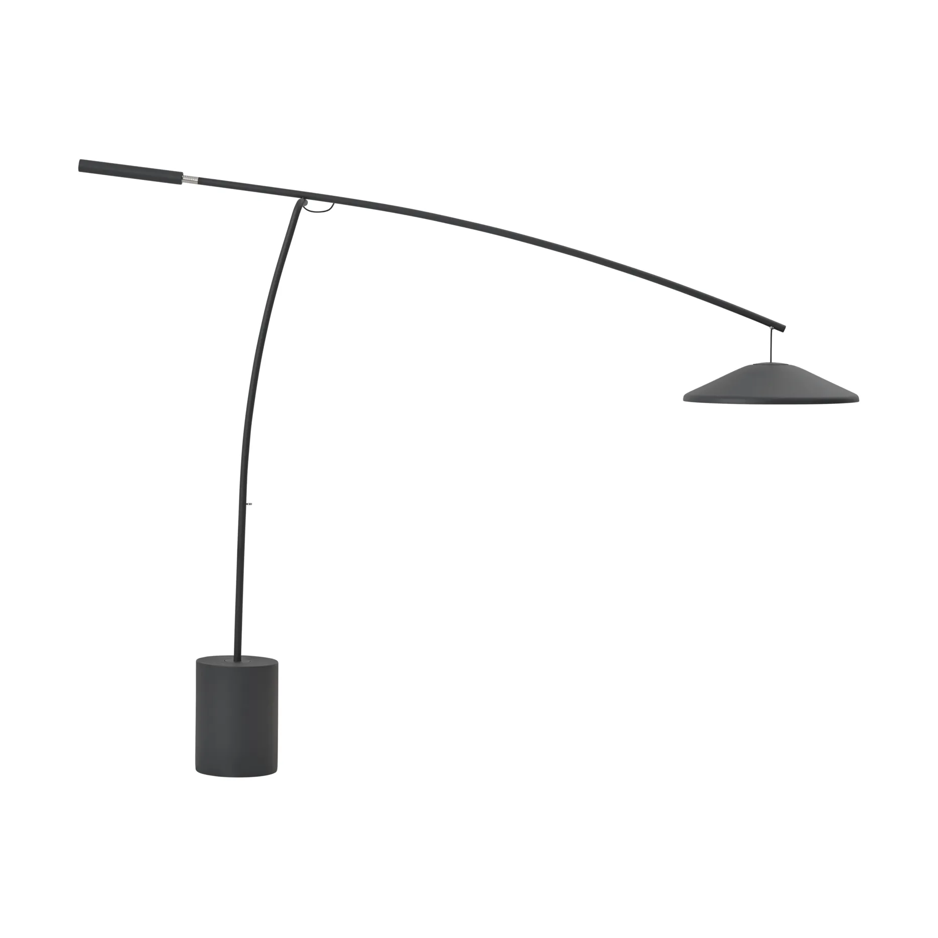 Contra golvlampa, Anthracite black-concrete, 188 cm Muuto Contra golvlampa, Anthracite black-concrete, 188 cm Muuto