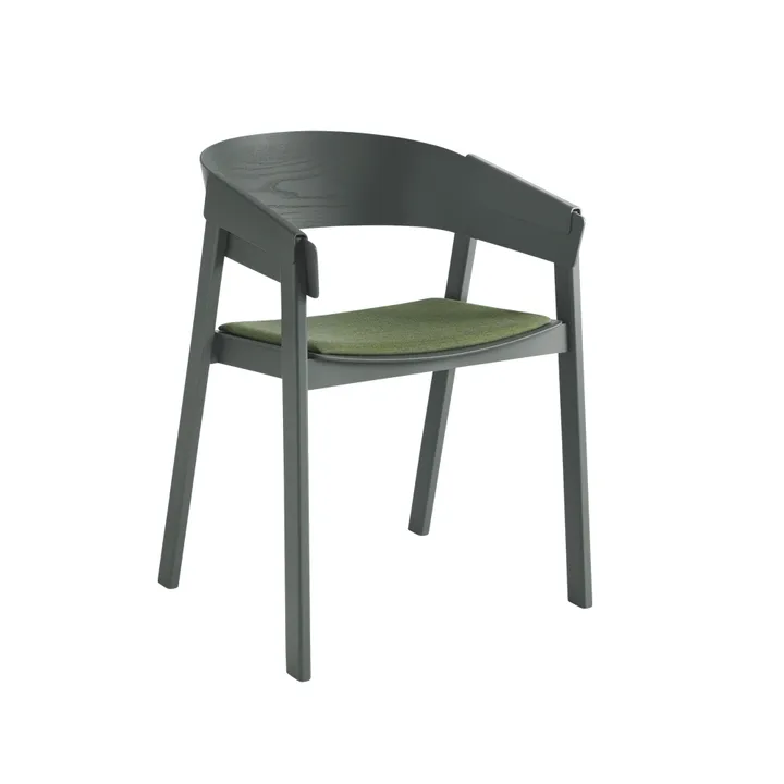 Cover karmstol klädd sits - Remix 933-Green - Muuto