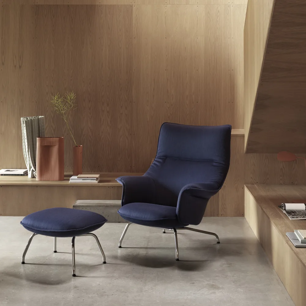 Doze fåtölj, Balder 782-Chrome Muuto