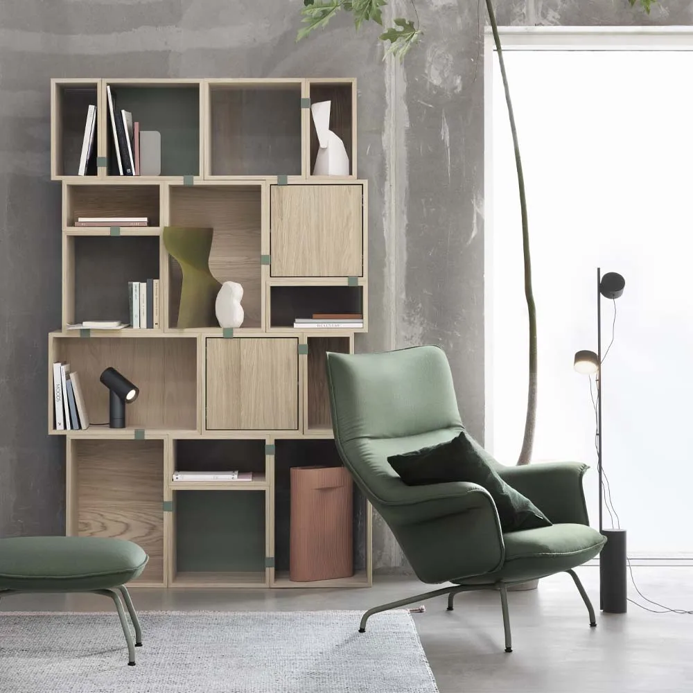 Doze fåtölj, Balder 782-Chrome Muuto