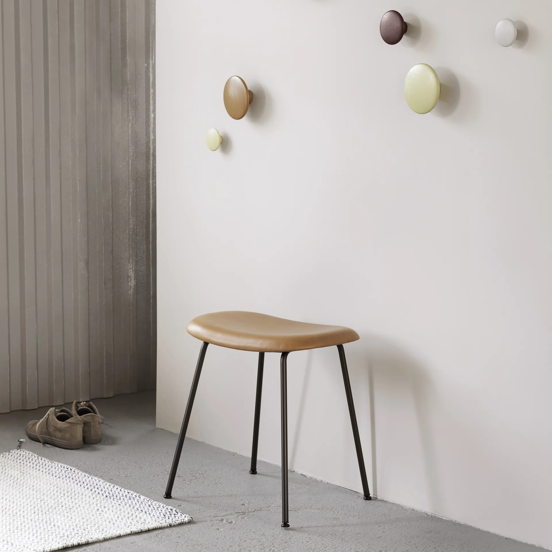 Fiber pall, natural white, ekben Muuto