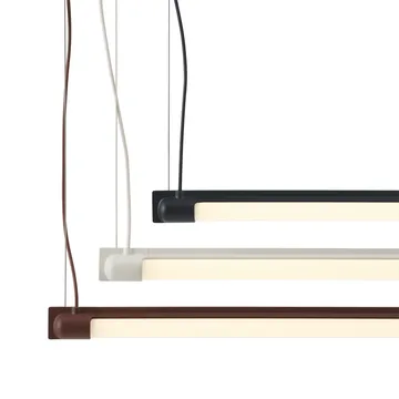 Fine Suspension Lamp 90 cm - Deep Red - Muuto