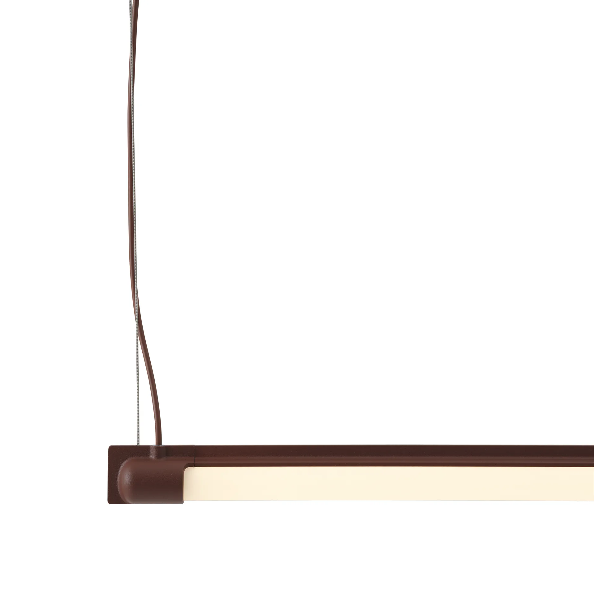 Fine Suspension Lamp 90 cm, Deep Red Muuto