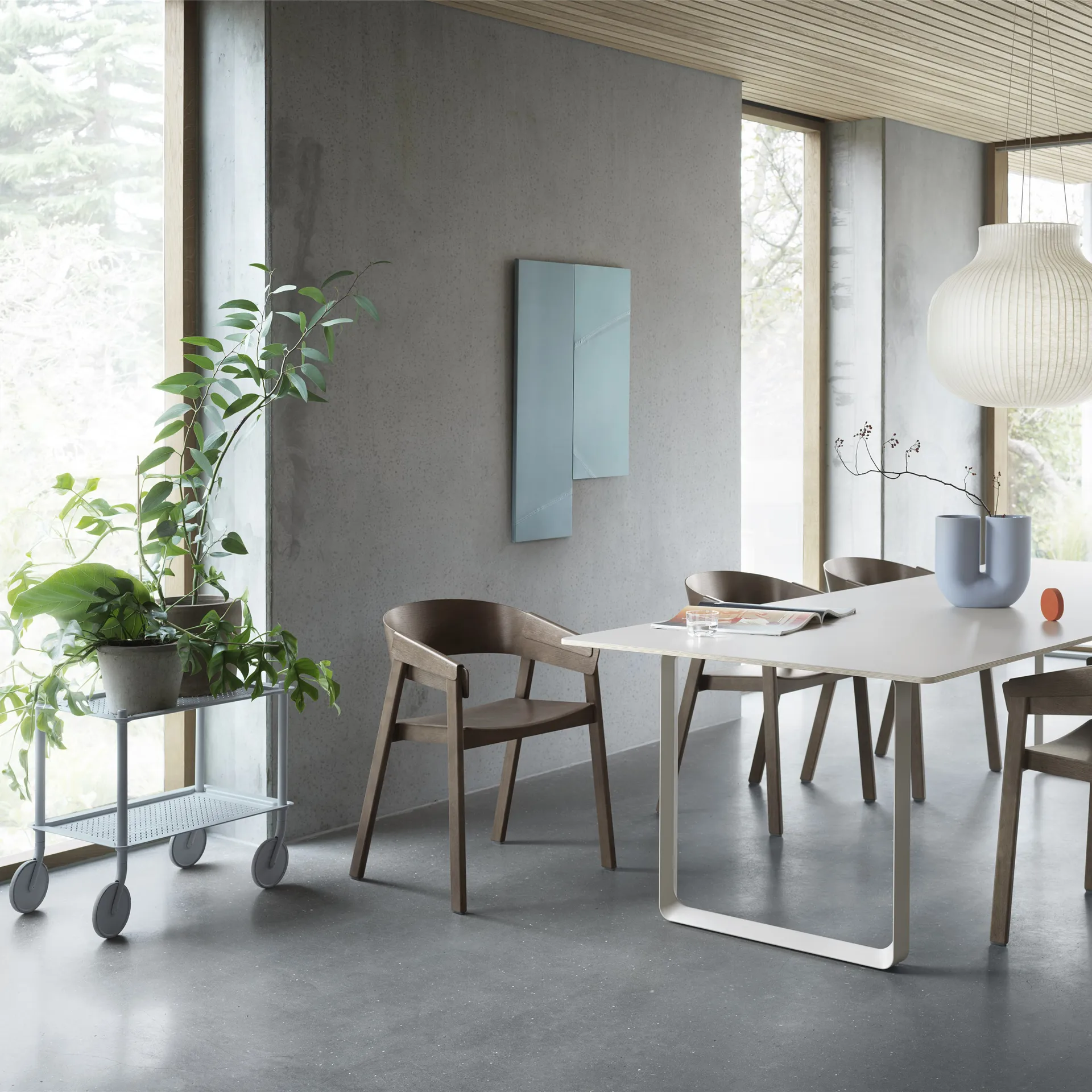 Flow 2-layer vagn 57 cm, Grey Muuto