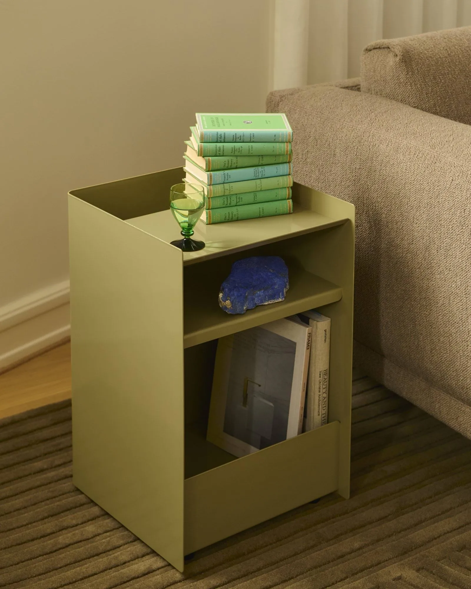 Folded Trolley rullvagn med skåp, Grey Muuto