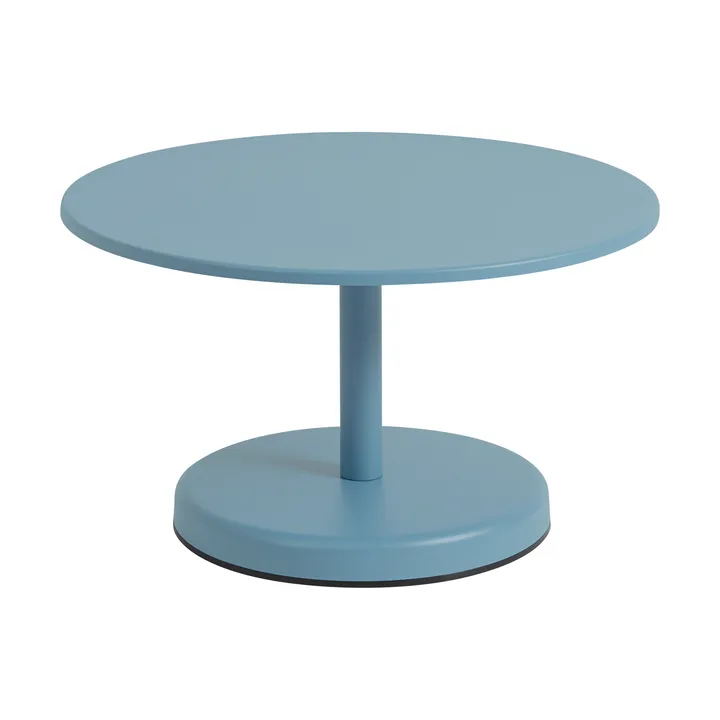 Linear Steel soffbord - Pale blue, Ø70x40 cm - Muuto