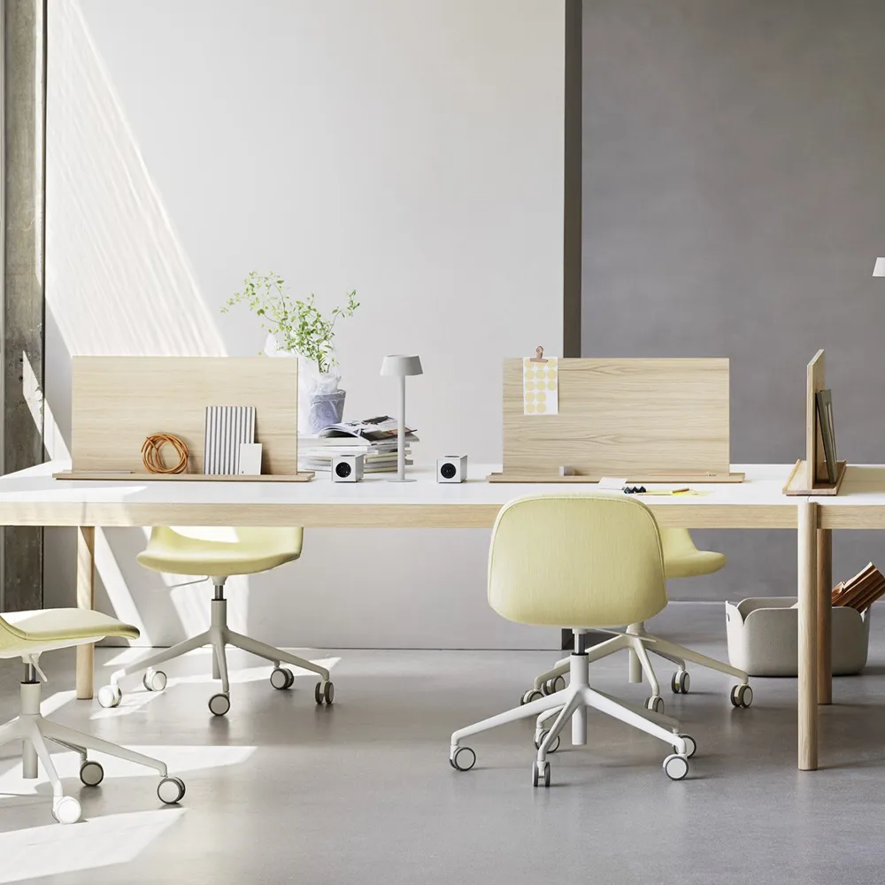 Linear System skärm, Oak 75 cm Muuto