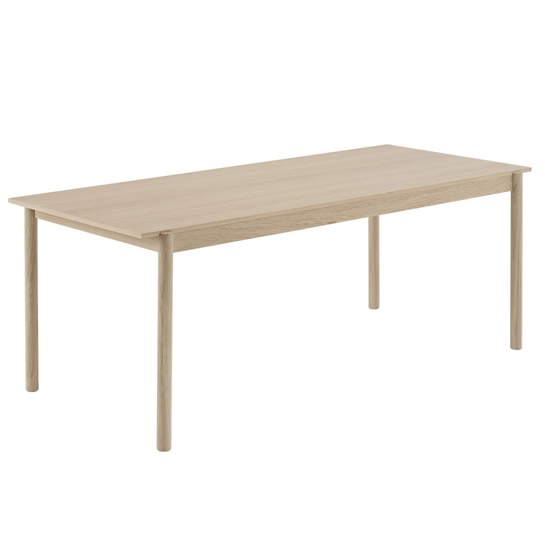 Linear träbord ek, 200x90 cm Muuto