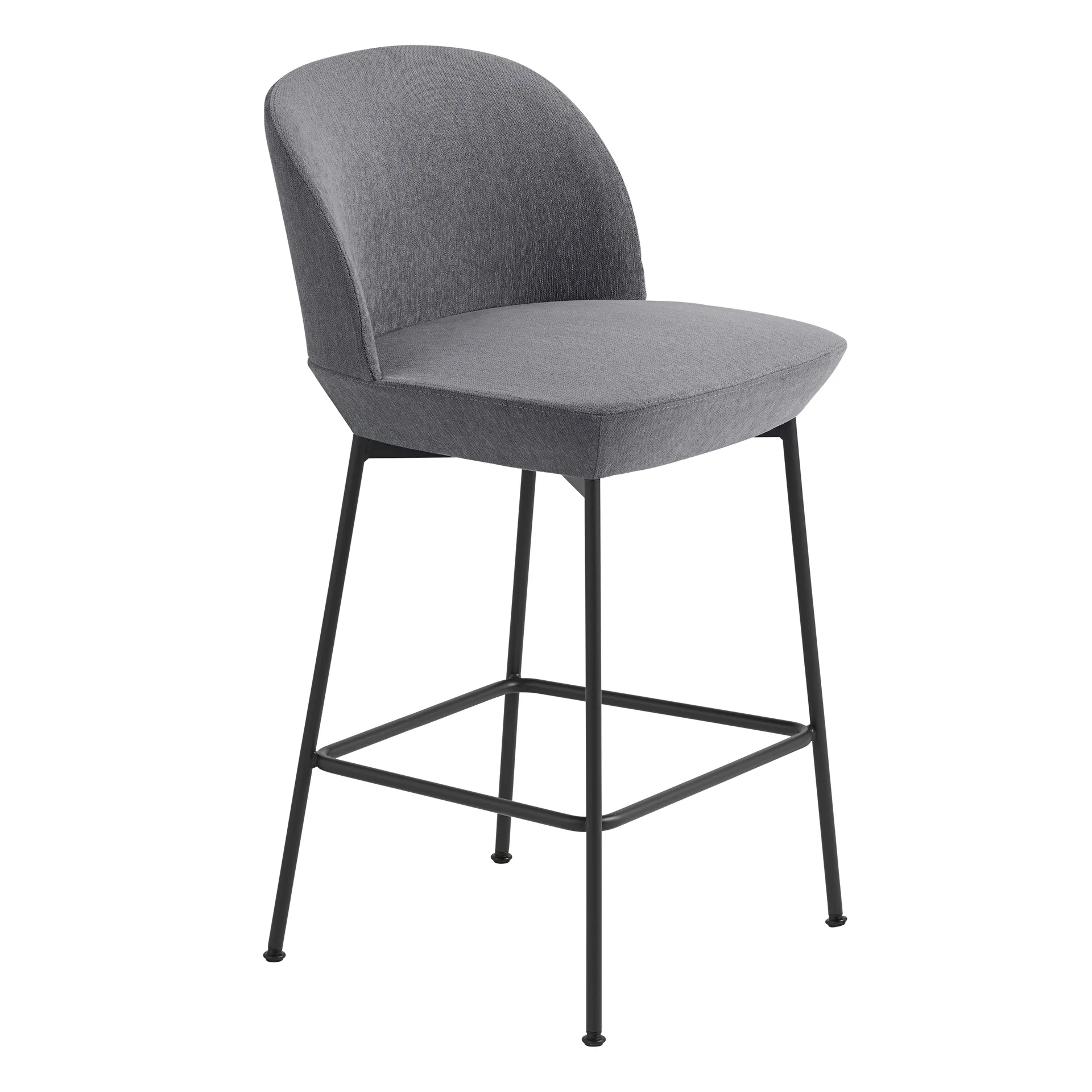 Oslo Counter Stol 65 cm, Still 161-Anthracite black Muuto