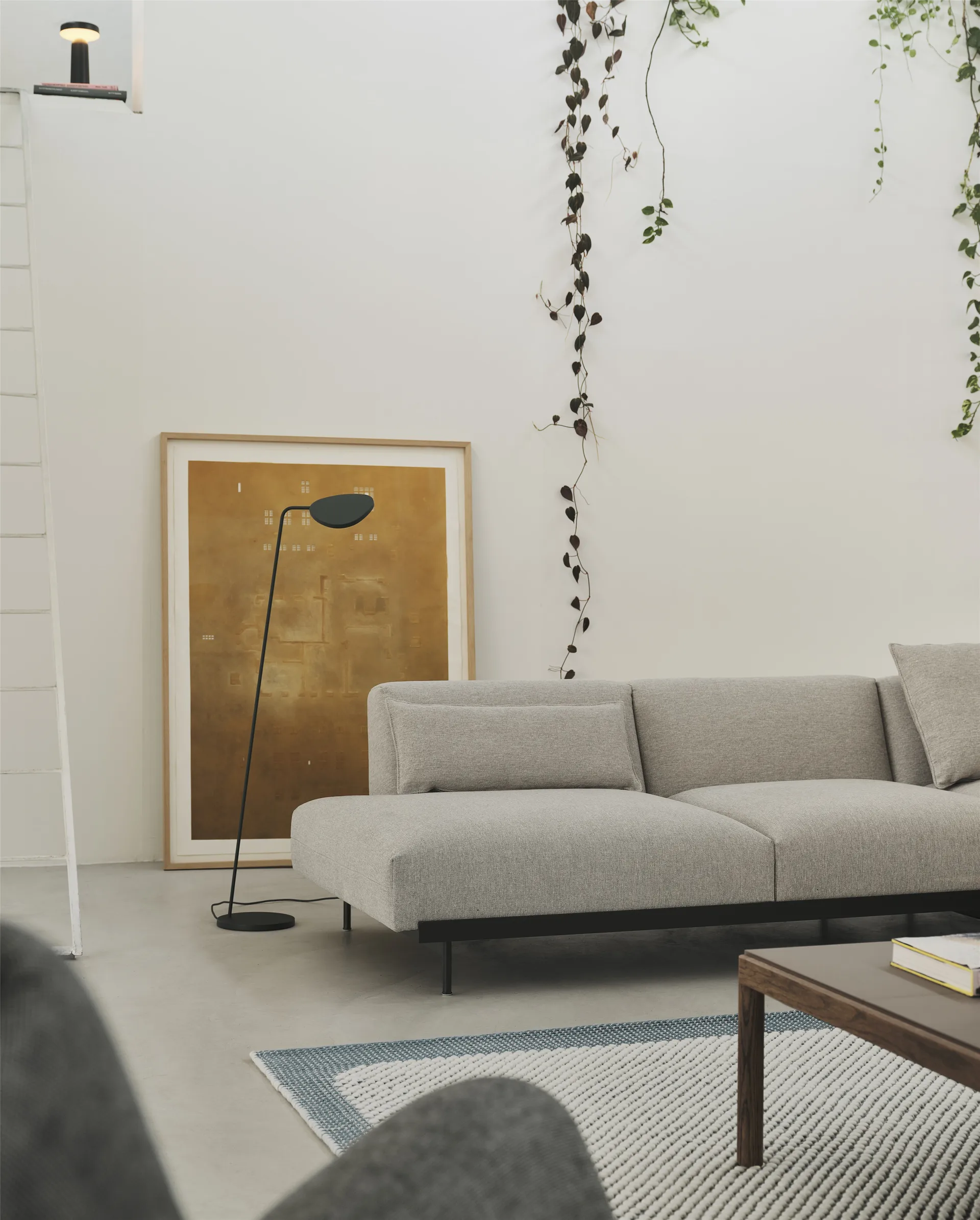 Pebble matta 200x300 cm, Pale blue Muuto