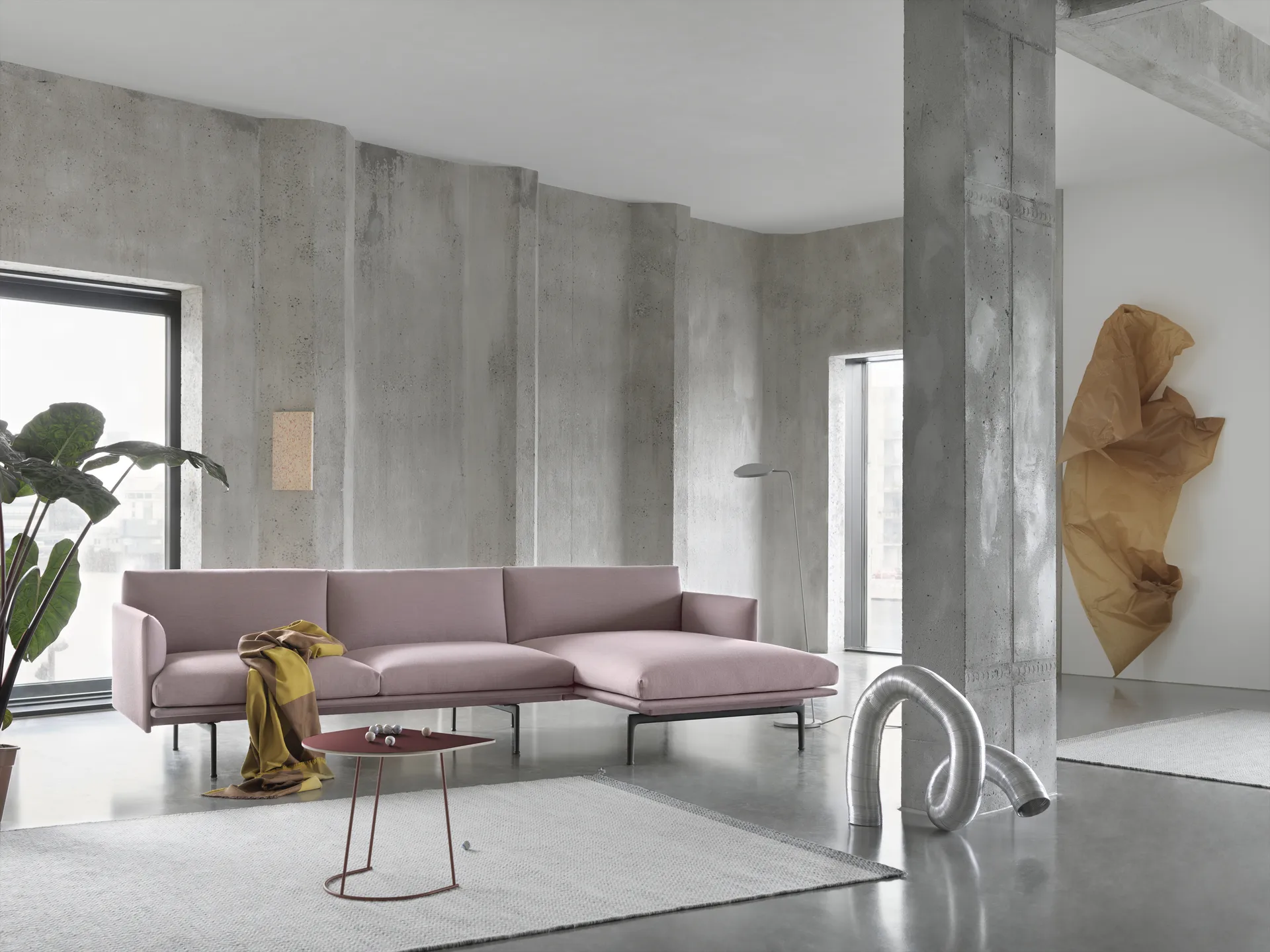 Ply ullmatta 80x200 cm, Grey Muuto