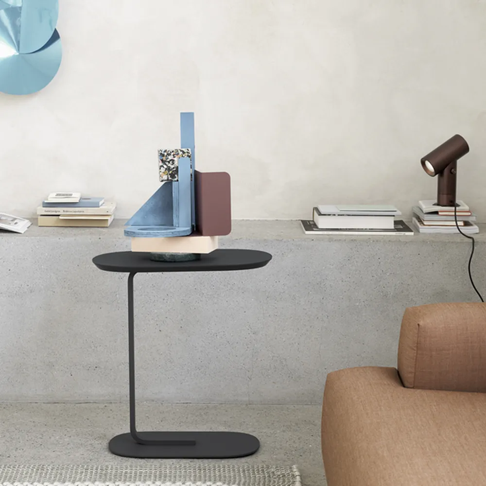Relate sidobord 73,5 cm, Black Muuto