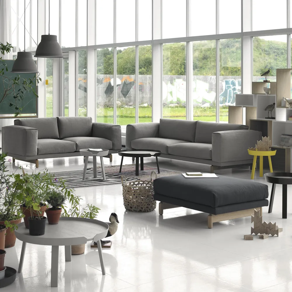 Rest Pouf pall, Remix 163-Oak Muuto