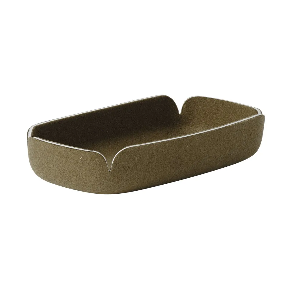 Restore bricka 15,5x28 cm, Brown green Muuto