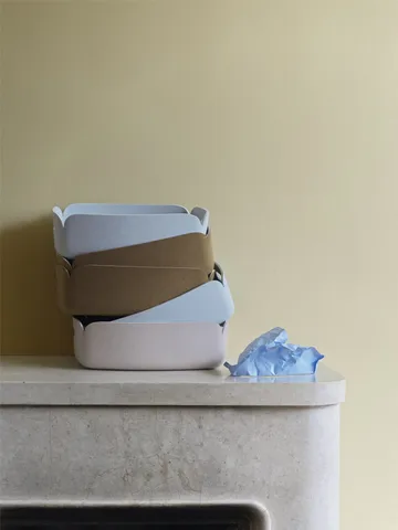 Restore tray förvaringskorg låg - Light Blue - Muuto