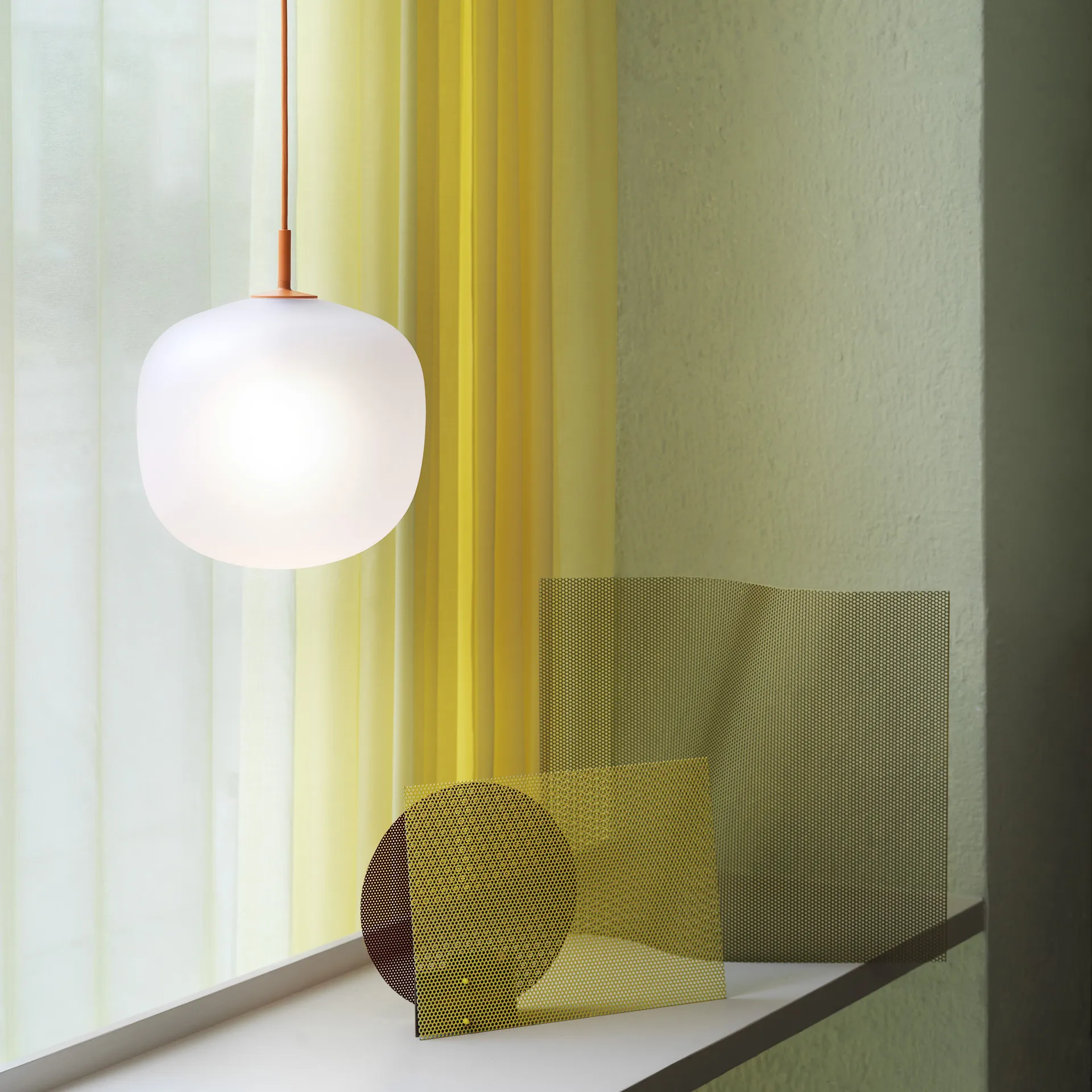 Rime pendel Ø25 cm, Orange Muuto