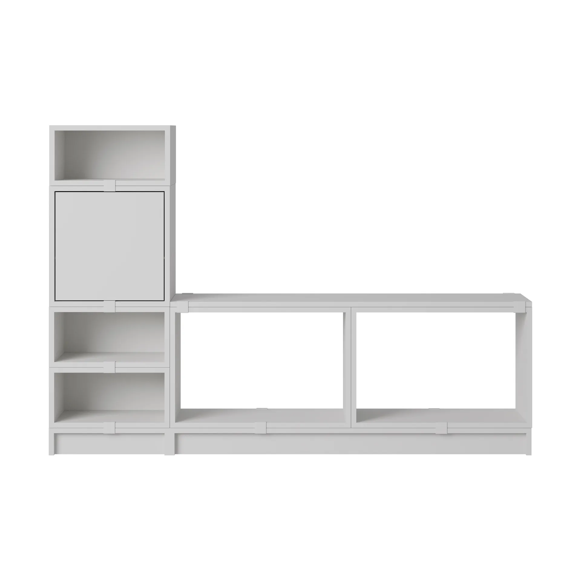 Stacked förvaringssystem hall konfiguration 1, Grey Muuto