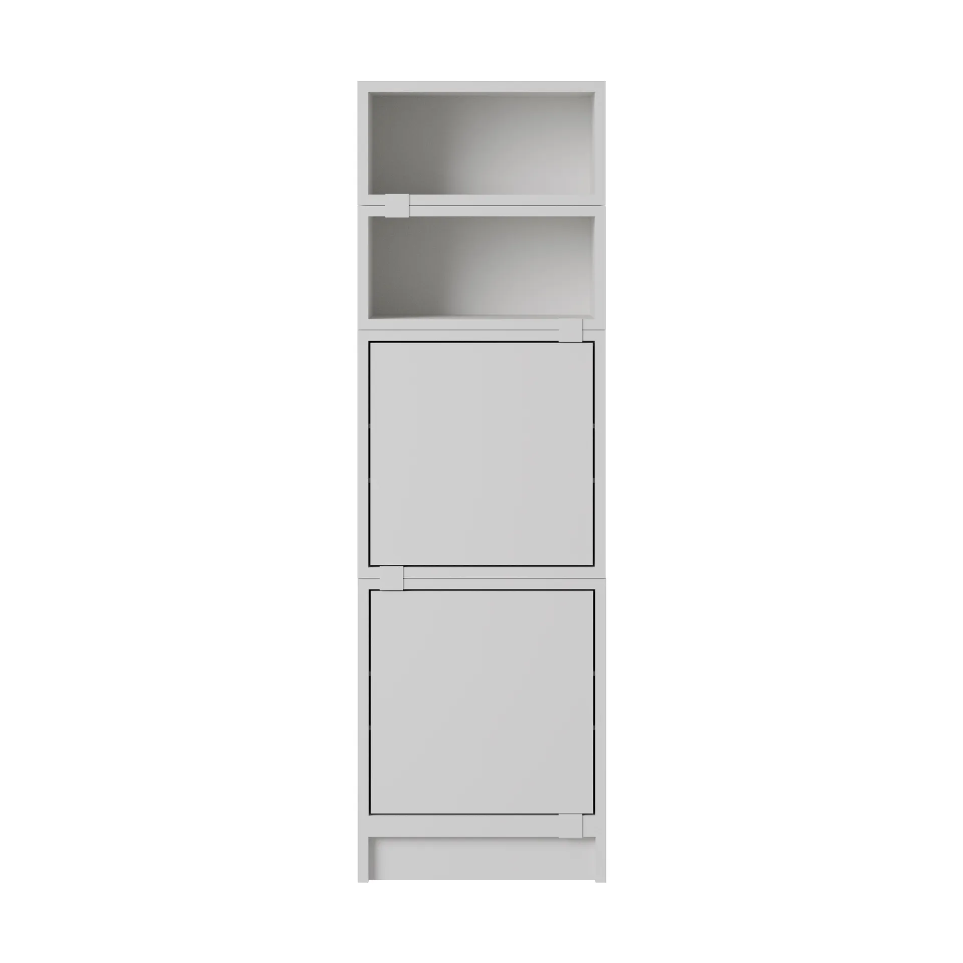 Stacked förvaringssystem kontor konfiguration 4, Grey Muuto