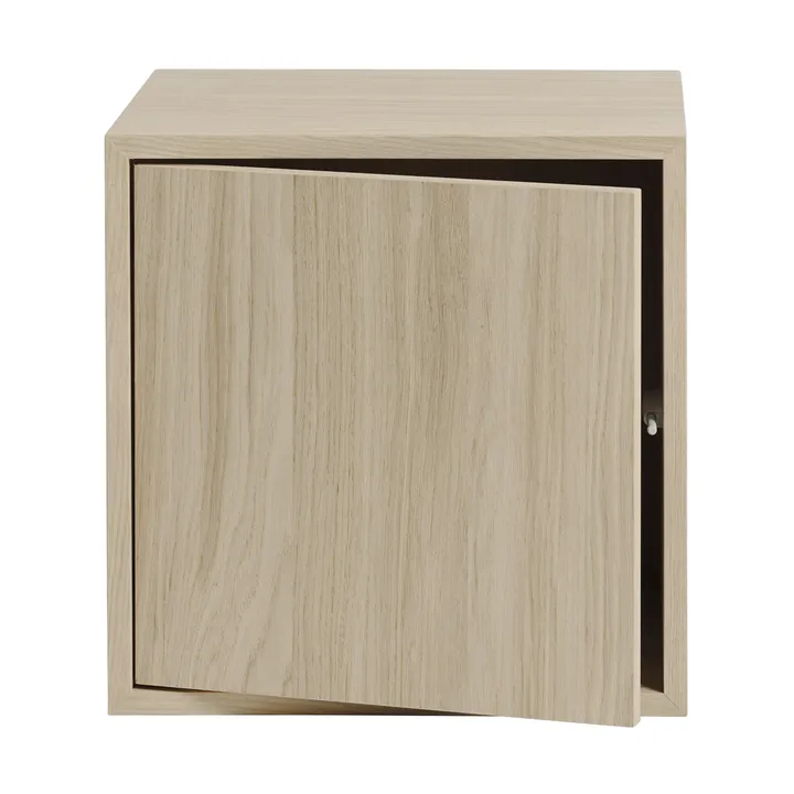 Stacked förvaringssystem med dörr medium - Ek - Muuto