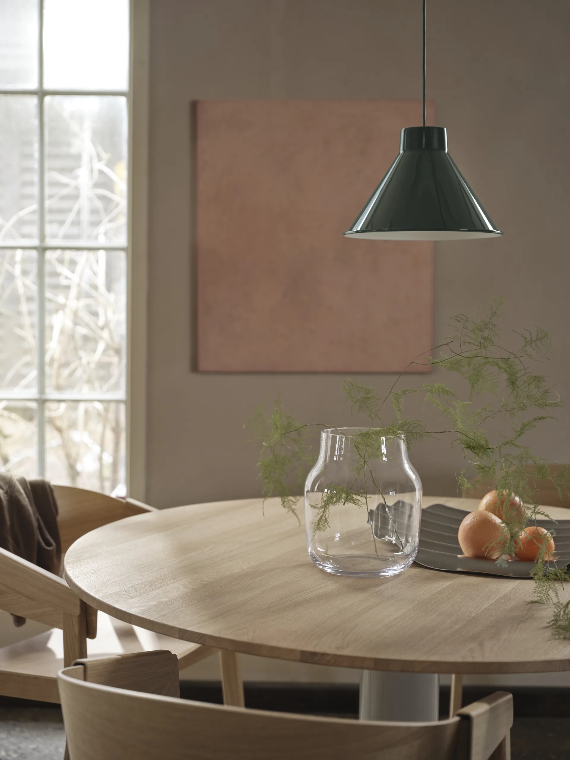 Top taklampa Ø28 cm, Mörkgrön Muuto