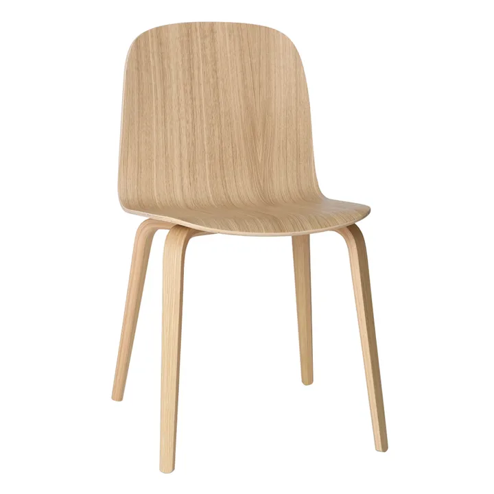 Visu stol träbas - Oak - Muuto