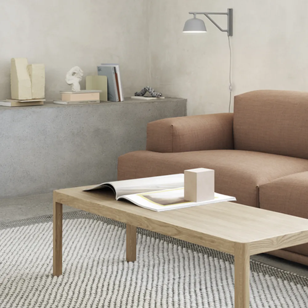 Workshop soffbord, Oak 86x86 cm Muuto