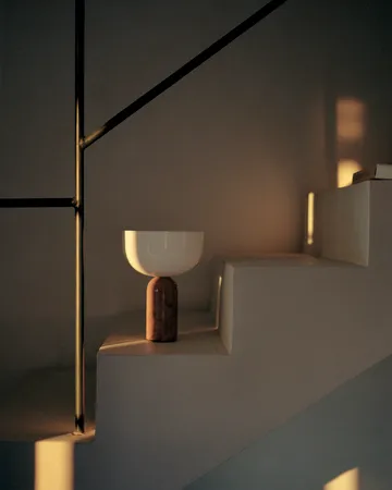 Kizu portable bordslampa - Breccia Pernice - New Works