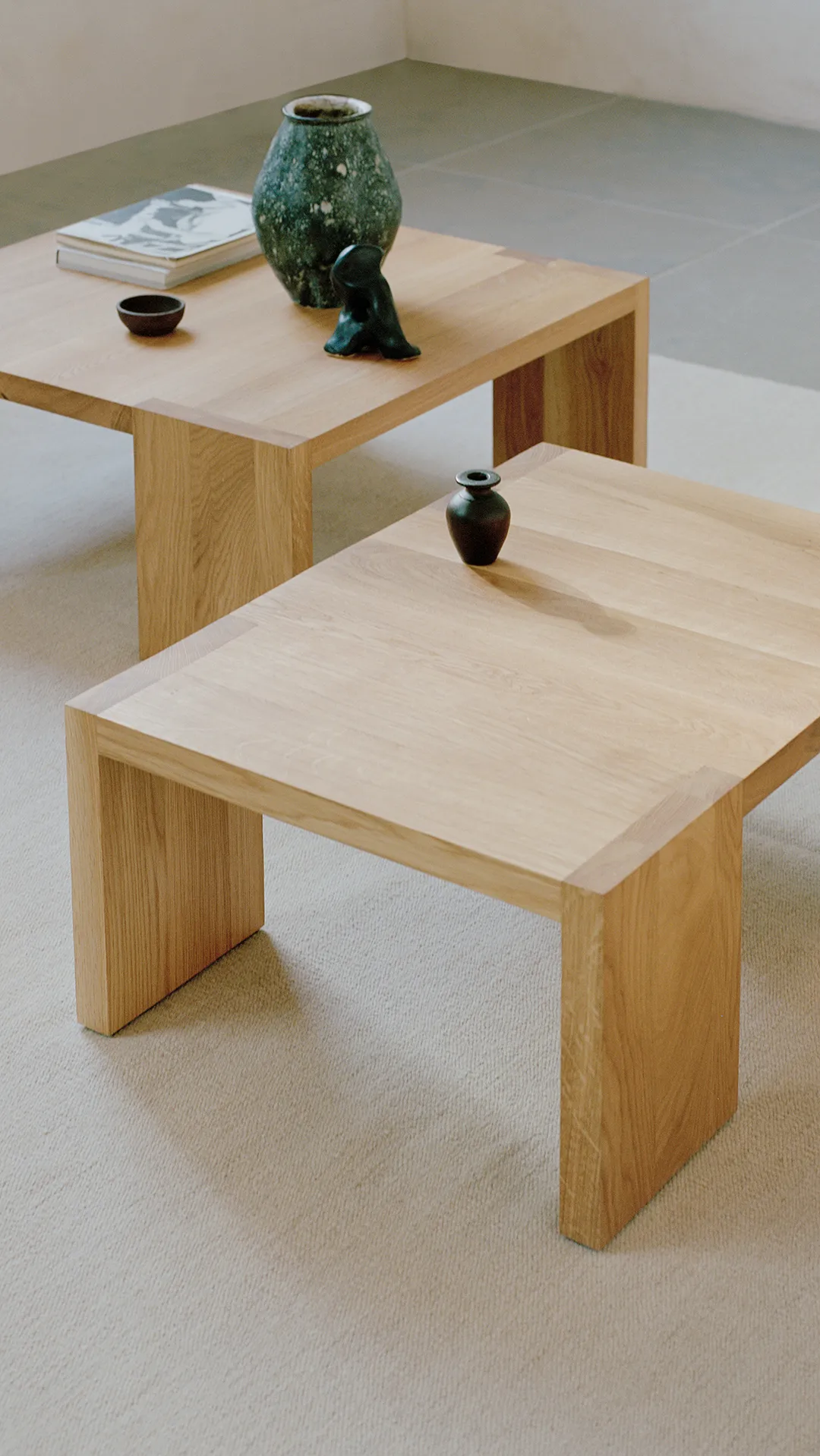 Tennon soffbord, Oak, 61x61 cm New Works