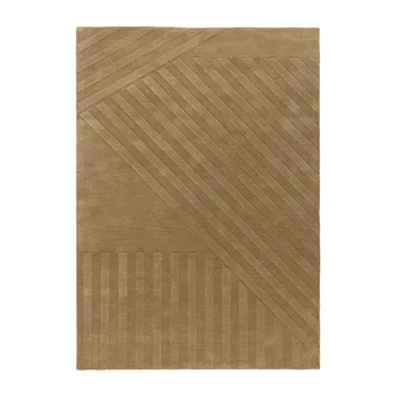 Levels Stripes ullmatta - Beige, 200x300 cm - NJRD