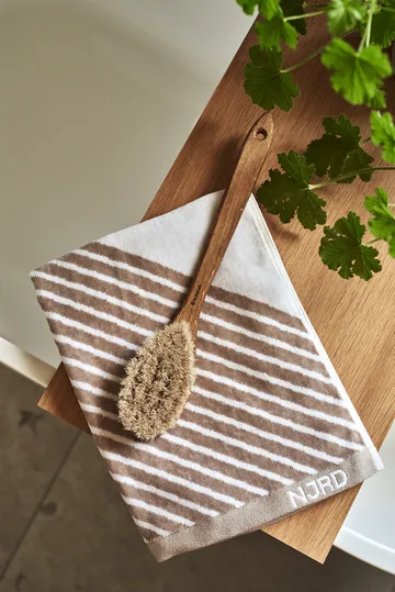 Stripes handduk 50x70 cm - Beige - NJRD