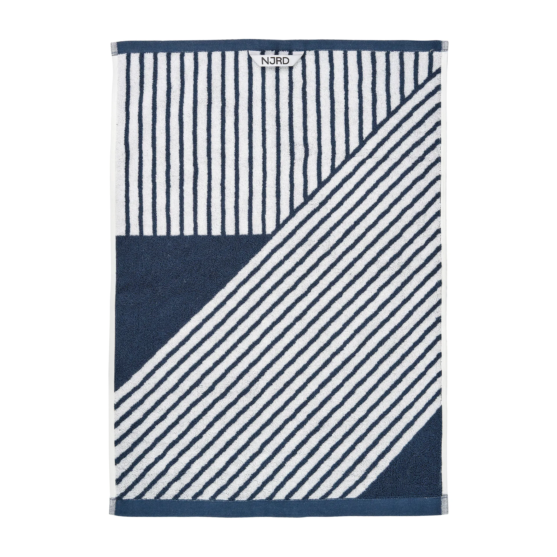 Stripes handduk 50x70 cm, Blå NJRD