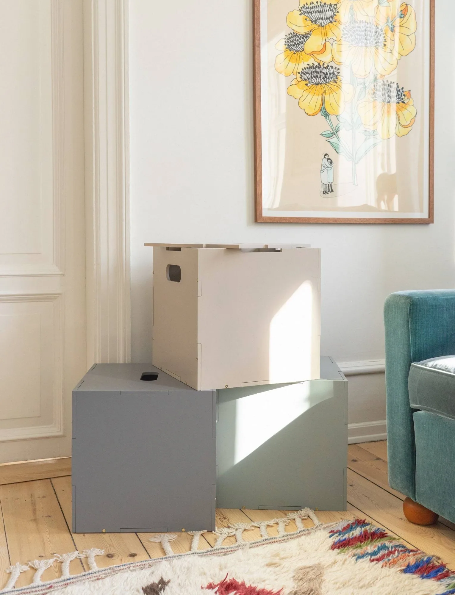 Cube Storage förvaringslåda, Olivgrön Nofred
