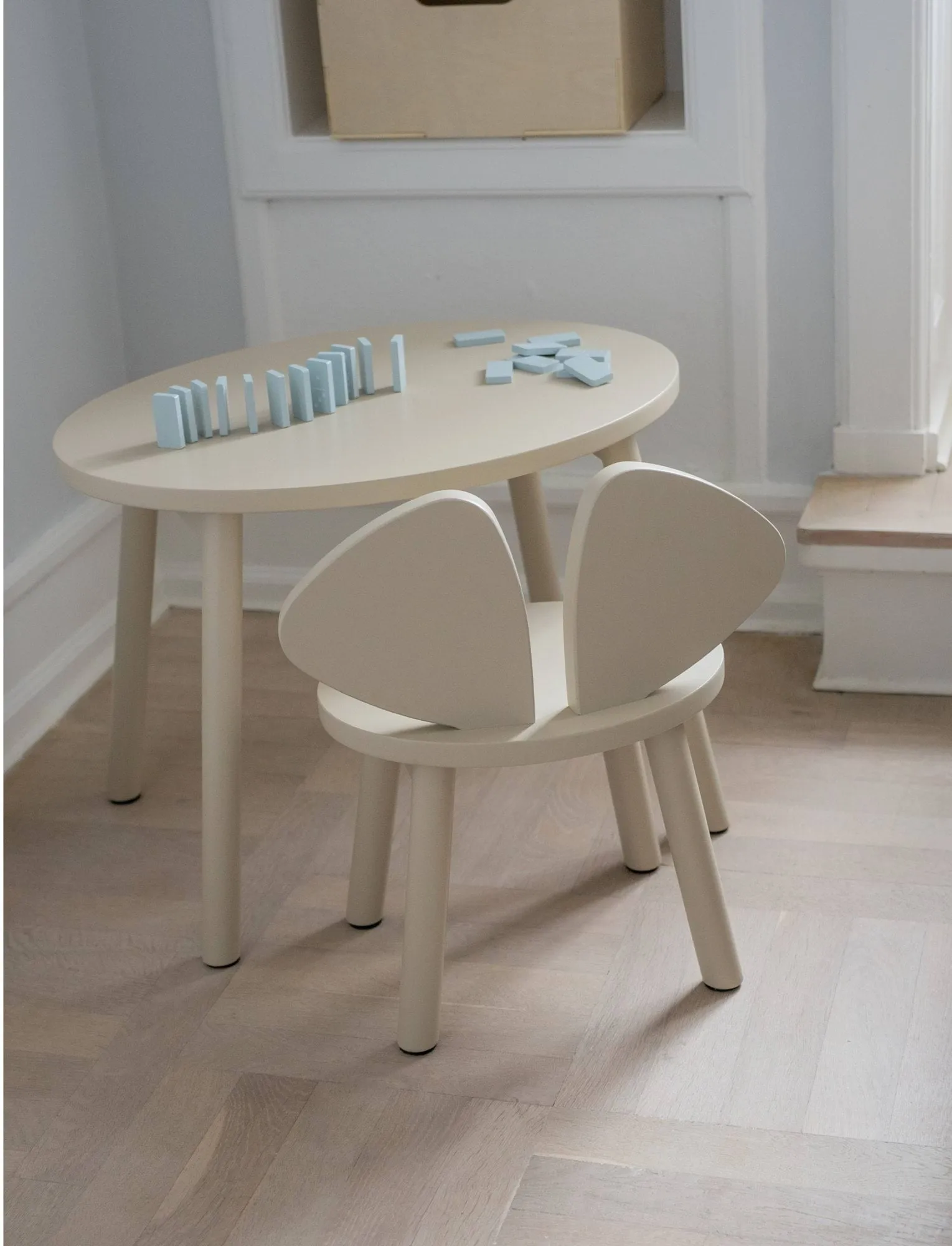 Mouse Chair barnstol, Beige Nofred