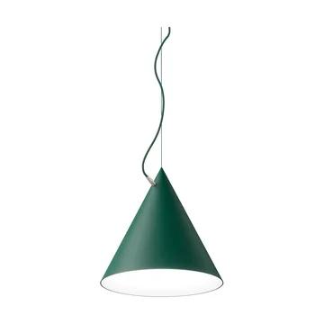 Castor pendel 40 cm - British racing green-mörkgrön-mässing - Noon