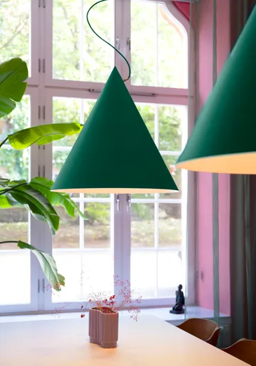 Castor pendel 60 cm - British racing green-mörkgrön-mässing - Noon