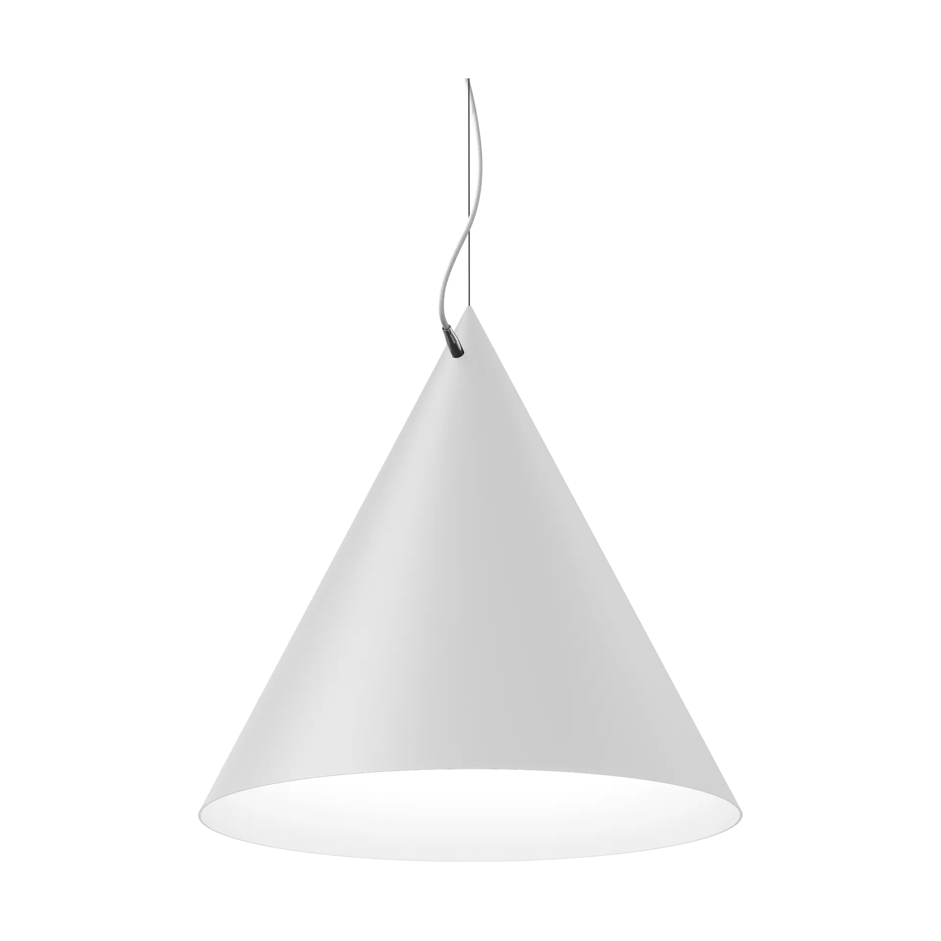 Castor pendel 60 cm, Vit-vit-silver Noon