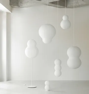 Puff Bubble lampskärm 35x50 cm - Vit - Normann Copenhagen