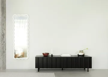 Rib sideboard låg - Soft Black - Normann Copenhagen