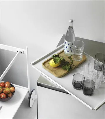 Rul serveringsvagn - Ljusgrå - Normann Copenhagen