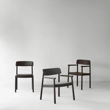 Timb karmstol - Brown ash-Ultra Leather Chocolate - Normann Copenhagen